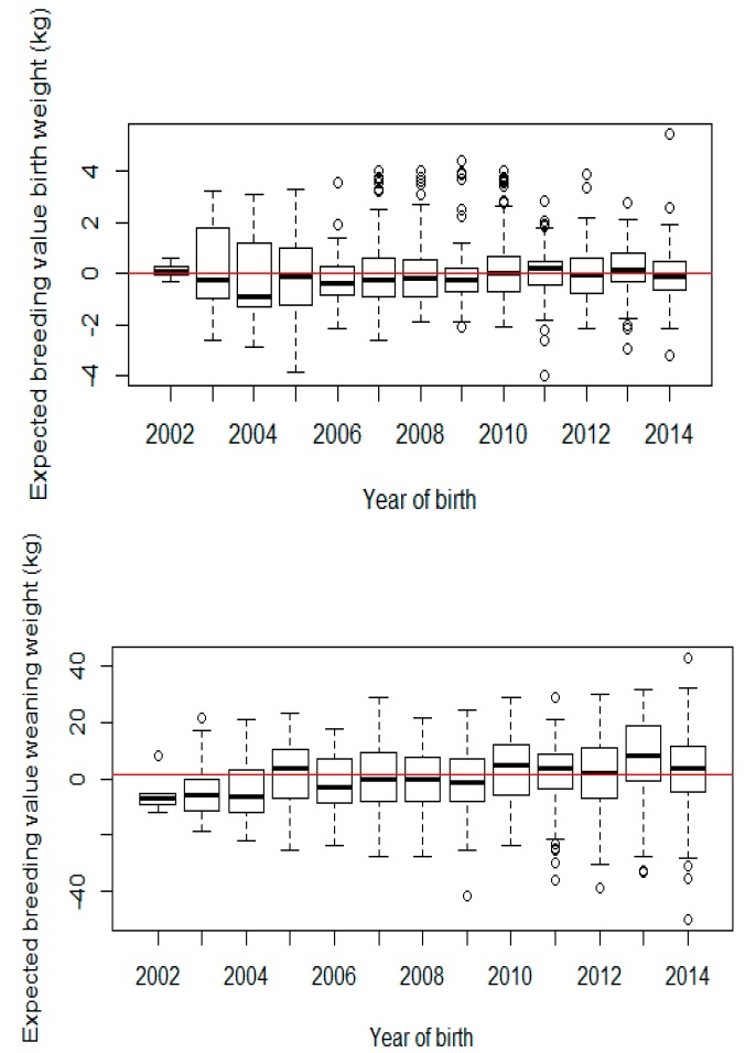 Genetic Evaluation For Weight Traits In Commercial Brahman Cattle