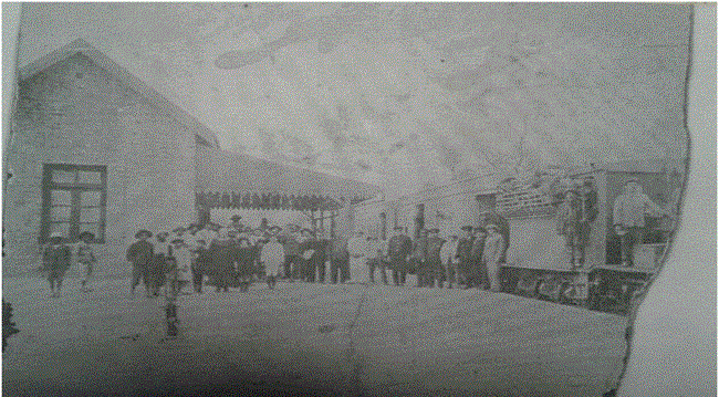 Arribo de la primera maestra a Campo Gallo (1919).