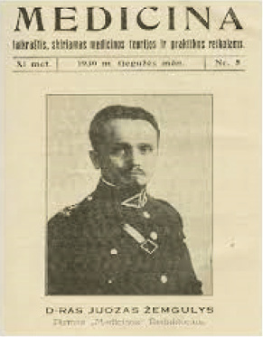 Mokslinio žurnalo (anuomet vadinto laikraščiu) „Medicina“ viršelis