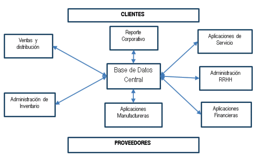 SEQ Gráfico \* ARABIC 1: Sistema ERP.