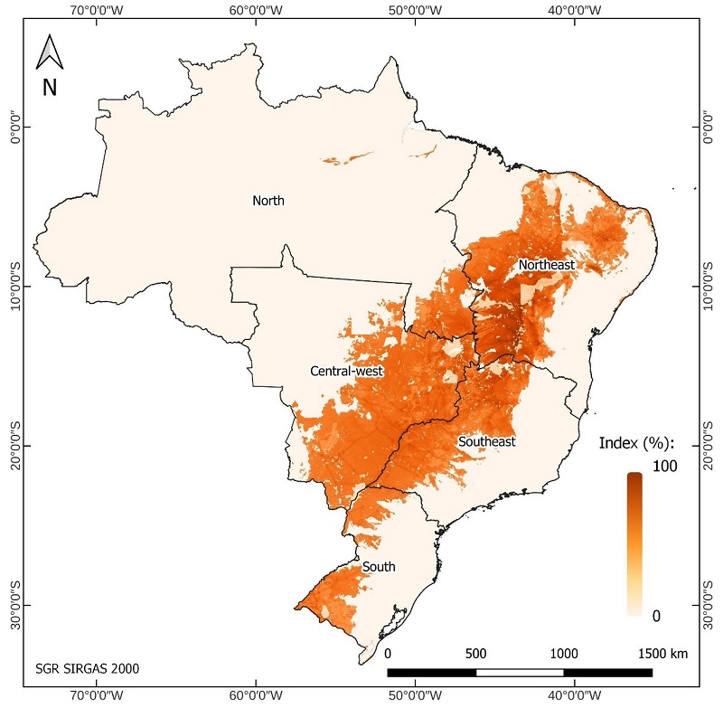 Viability to CSP power plants in Brazil.