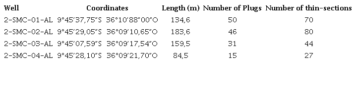 Summary of the material used in this study.