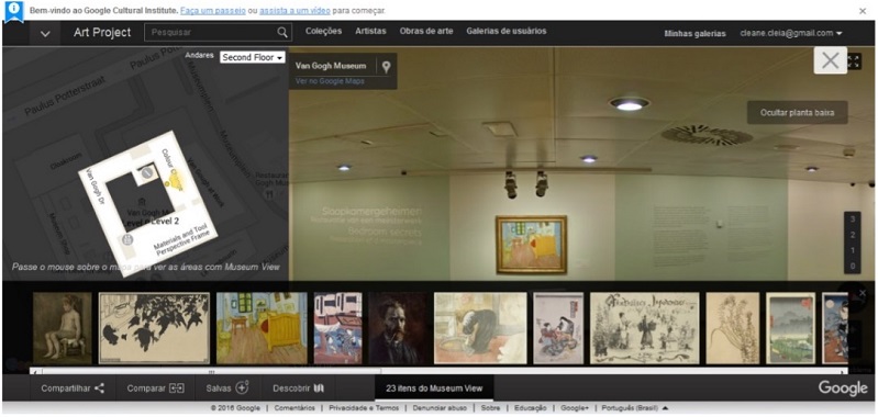 Entrada do "Van Gogh Art Museum"