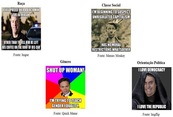 memes representando quest&otilde;es sociais