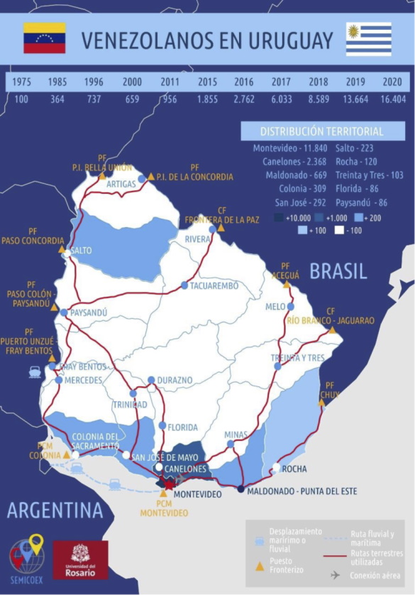 Panorama de la migracin venezolana en Uruguay (1975-2020)