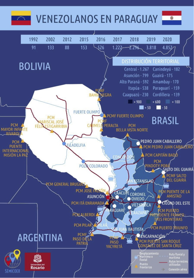 Panorama de la migracin venezolana en Paraguay (1992-2020)