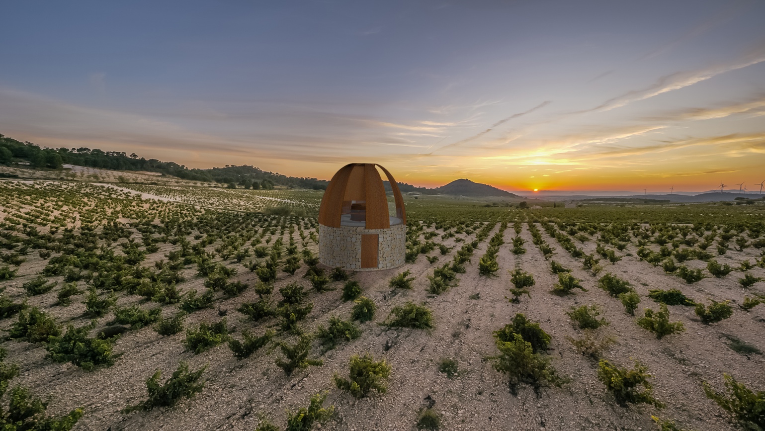 Vista panor�mica sobre la ubicaci�n del Observatorio Guardavi�as.