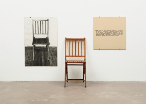 Una y tres sillas. Joseph Kosuth (1965)