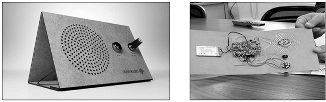 Radio de cart&oacute;n para emergencias en ChileFuente: https://lagalenadelsur.wordpress.com/2016/05/20/la-increible-radio-de-carton-para-emergencias-disenada-por-onemi-chile.