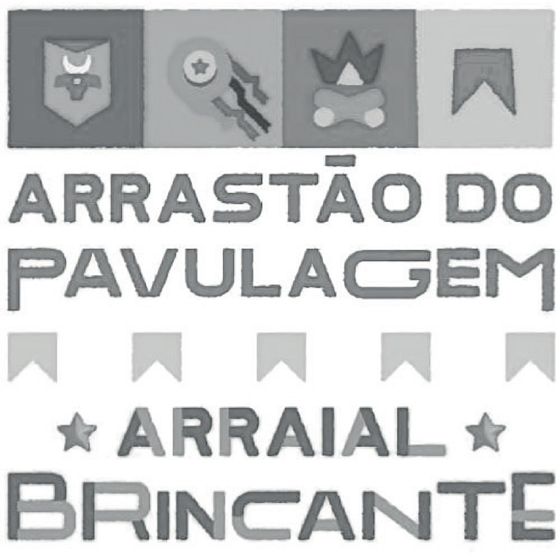 Printscrean da chamada do Arraial Brincante