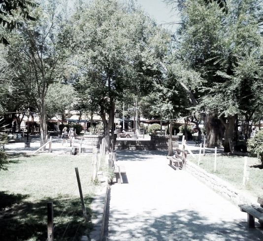 Plaza central Cnel. Manuel Prado.