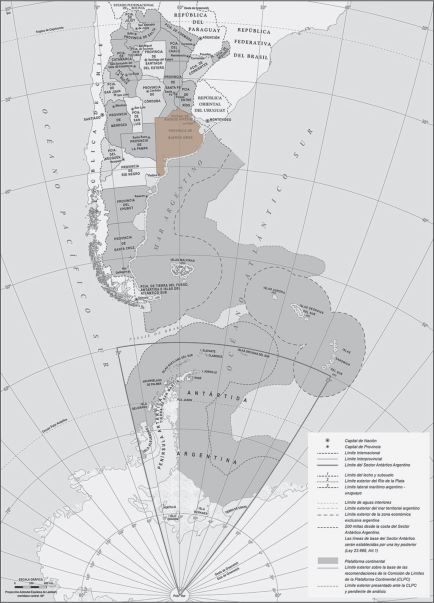 Ubicaci�n de la provincia de Buenos Aires en Argentina.