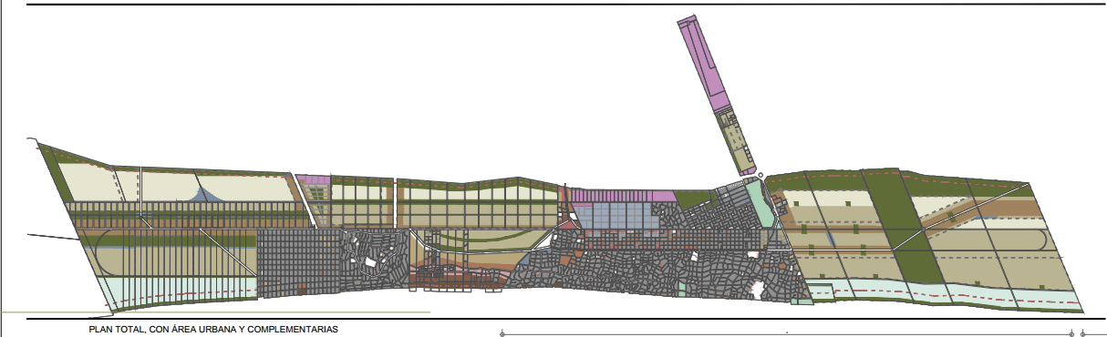 Plan de zonificaci�n en el borrador del Plan de Ordenamiento Urbano de 2020.