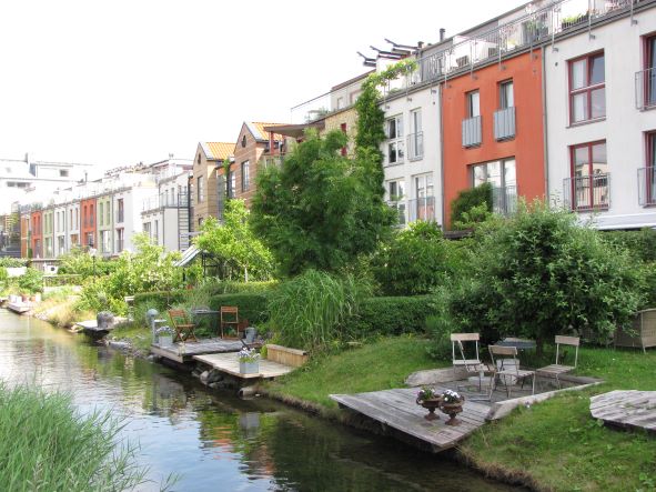 Bairro de Västra Hamnen, Malmo, Suécia