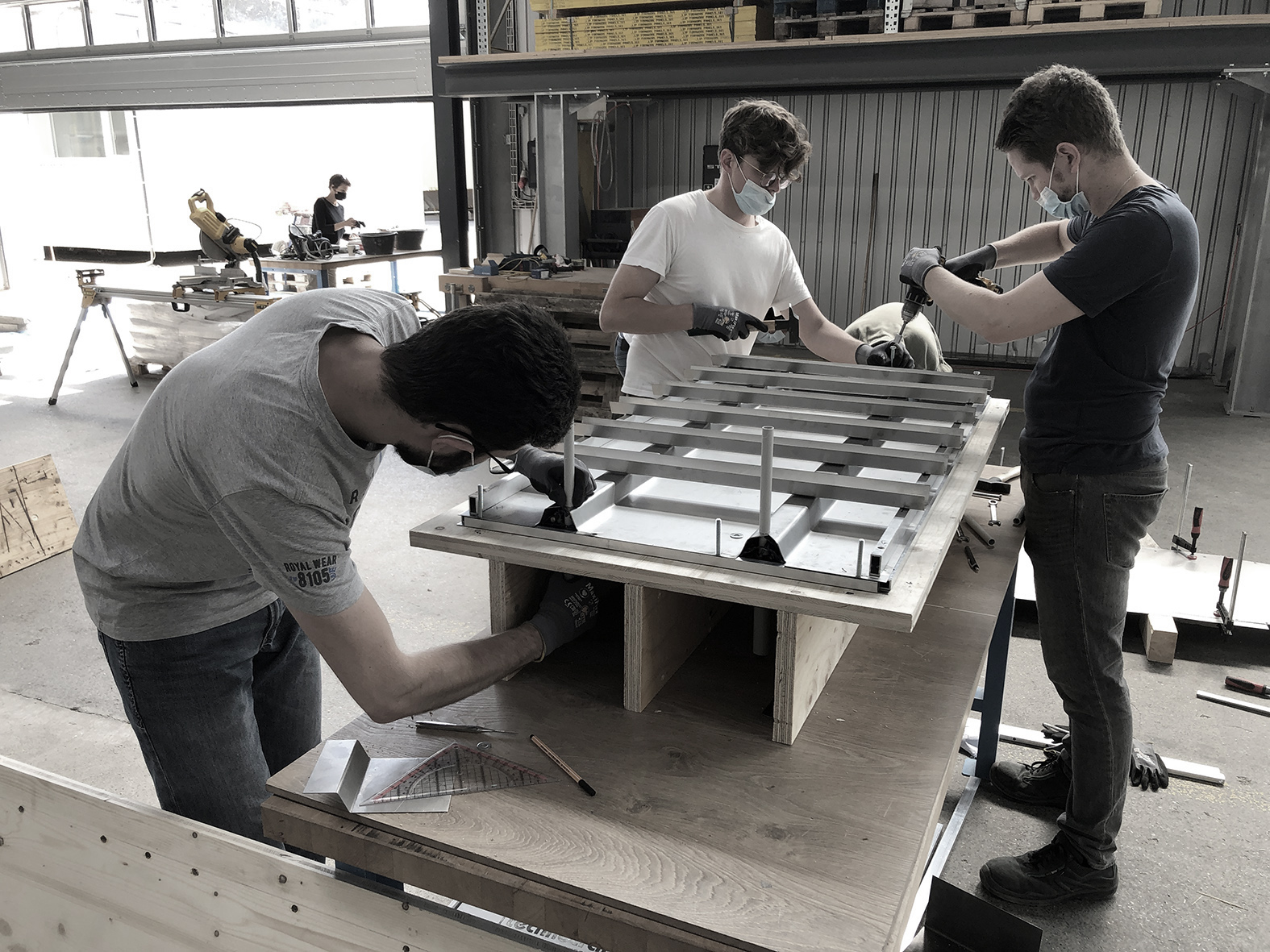 Taller de verano �Prototype Pavilion in Textile Reinforced Concrete�, 2021, EPFL. Friburgo