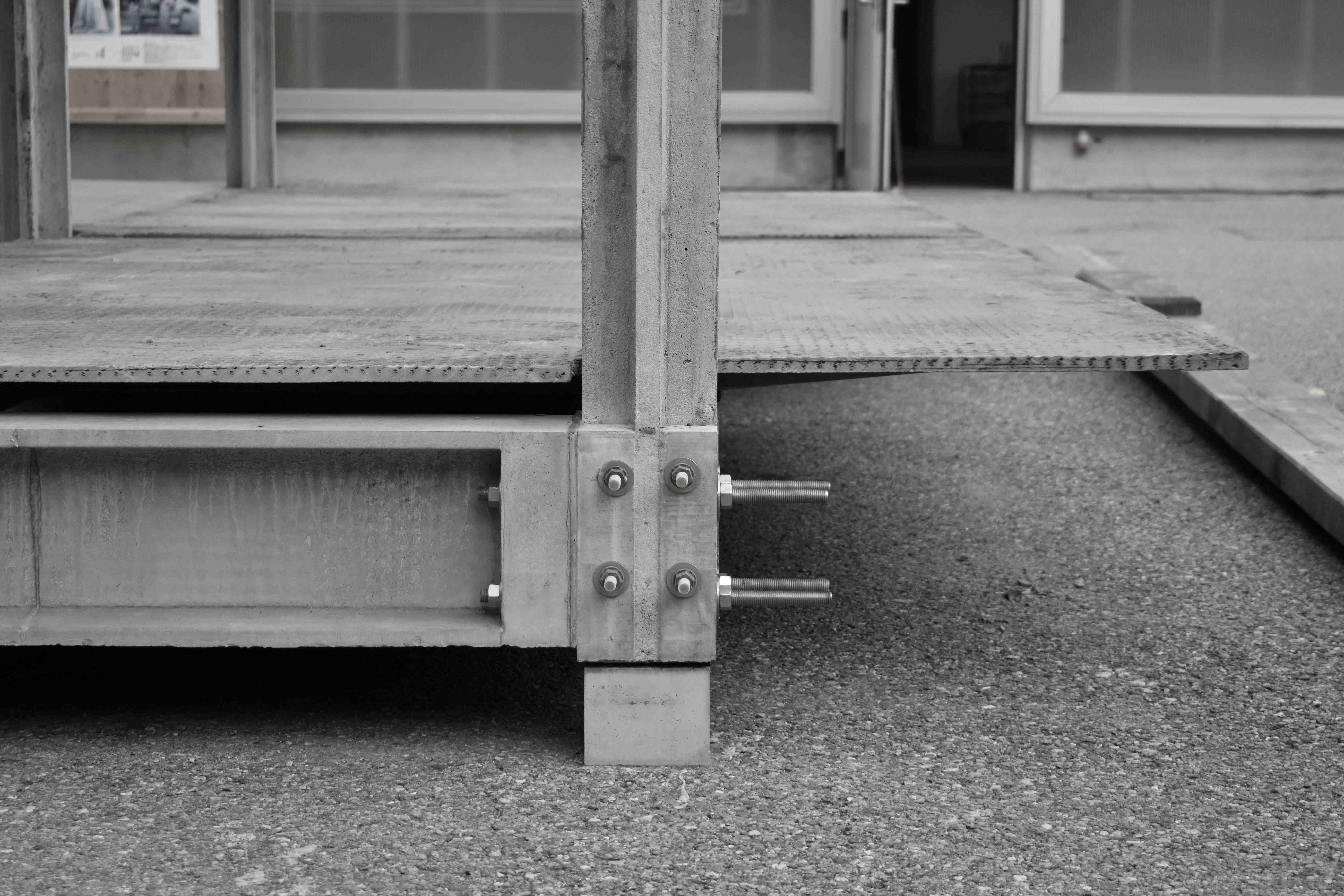 Detalle del pabell�n experimental en HT, EPFL, Friburgo