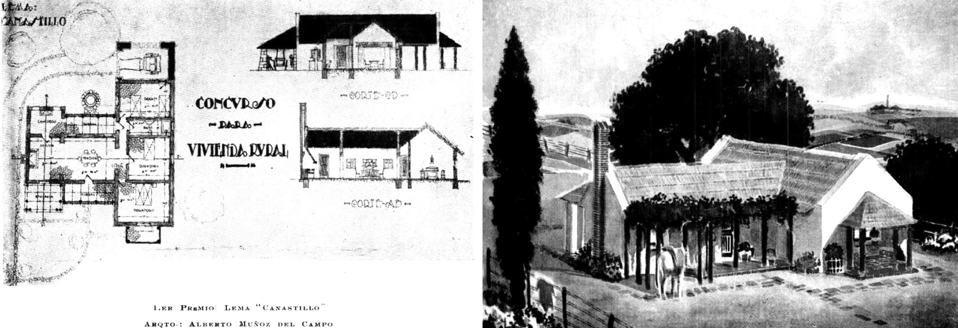 Proyecto de Mu�oz del Campo para el Concurso de Vivienda Rural Econ�mica