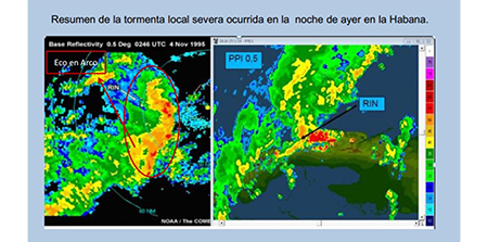 Imagen de radar del día 28 de enero de 2019 0200 UTC