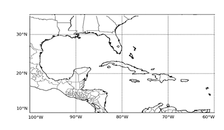 Espacio sin&oacute;ptico empleado en el estudio. 