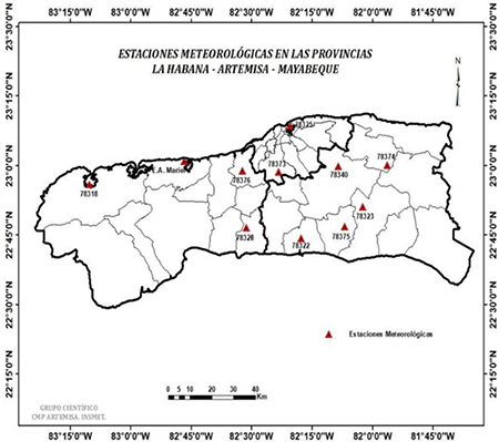 Área de estudio utilizada en la investigación.