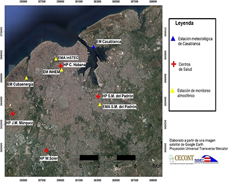 Fuentes de información de datos de salud y meteorológicos
