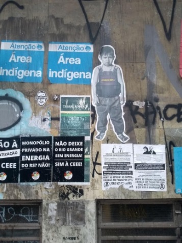 Pontos do Centro Histórico da cidade de Porto Alegre fotografados durante a caminhada realizada em 21/06/2021