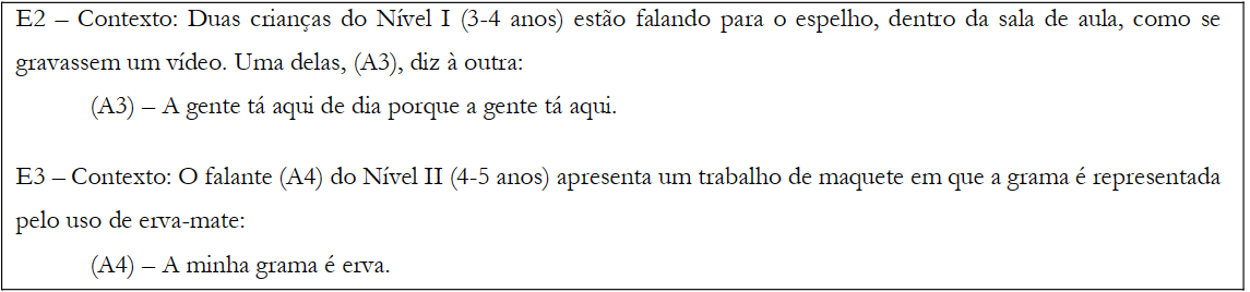 Excerto 2 e 3