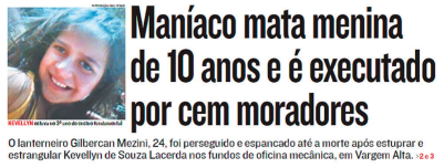 Capa do jornal A Tribuna (30 de maio de 2013)
