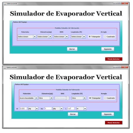 Ventana correspondiente a las
caracter&iacute;sticas del equipo