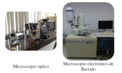 Microscopio utilizados.