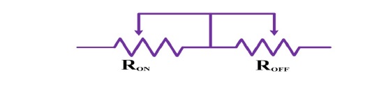 Equivalent circuit of memristor