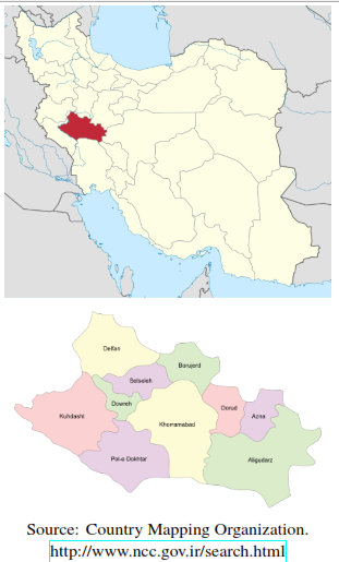 Location of the study area