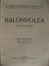 Escuela Central de Gimnasia. Balonvolea (1925).
