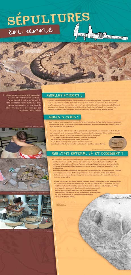 Cartel de la exposicion de la arqueologa
Claude Coutet Foto: Gérald Migeon.