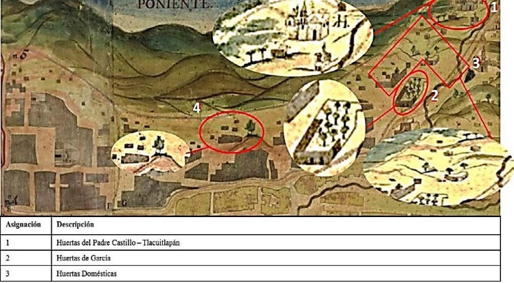 Segundo cuartel donde se visualizan elementos asociados con las unidades de producción hortícola y viviendas.