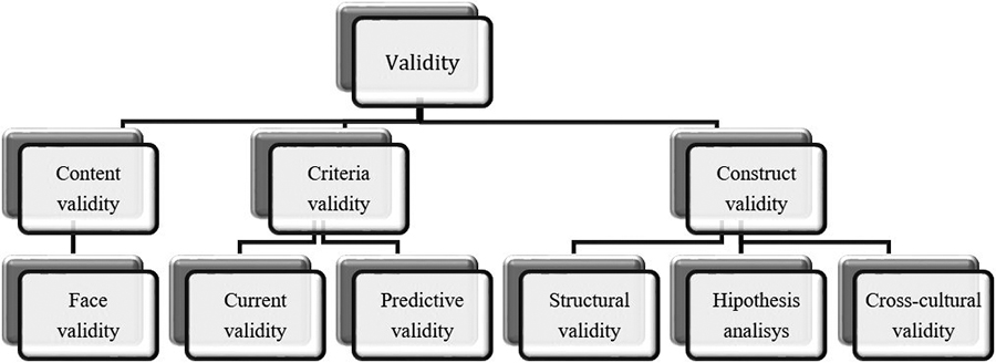Measure properties taxonomy for validity study.