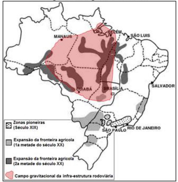 Evolução da fronteira agrícola e a
                            expansão do protestantismo