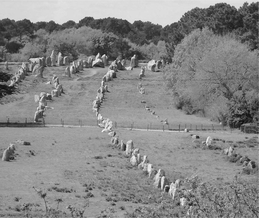Carnac&rsquo;s alignments. Source: Author, July 2016.