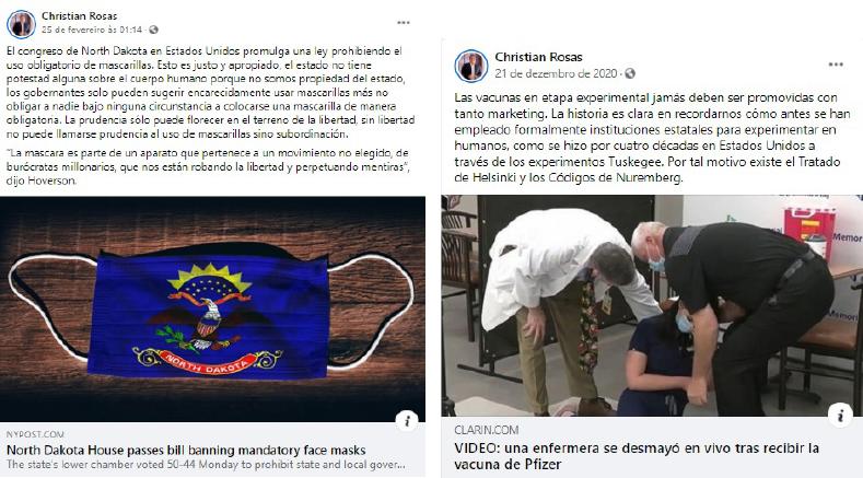 Imagen del autor, capturada en nuestra pesquisa en redes sociales
                                mediáticas.