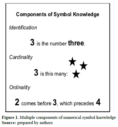 Figure 1. Multiple components of numerical symbol knowledge