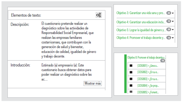 Estructura del cuestionario