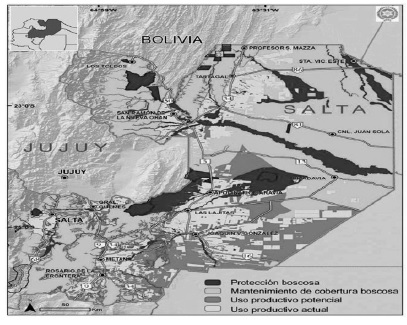Ordenamiento territorial de bosques nativos en la provincia de Salta