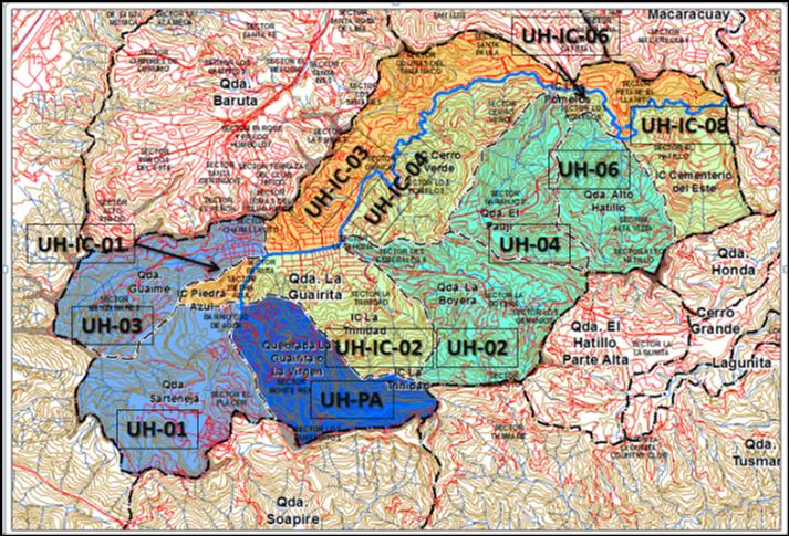 Codificaci&oacute;n de la UH La Guairita