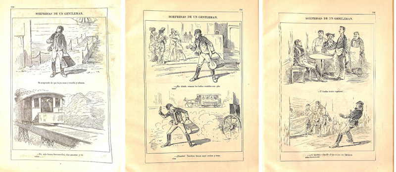 “Sorpresas de un gentleman”, La Patria Ilustrada, 15 de diciembre de 1884, Biblioteca Miguel Lerdo de Tejada, shcp.
