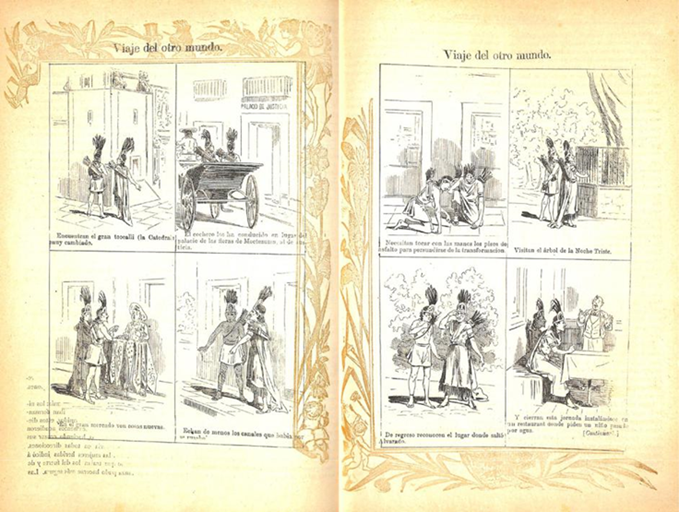 “Viaje del otro mundo”, La Patria Ilustrada, 22 de junio de 1891, Biblioteca Miguel Lerdo de Tejada, shcp.