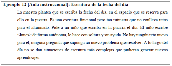 Ejemplo 12 – Aula instruccional