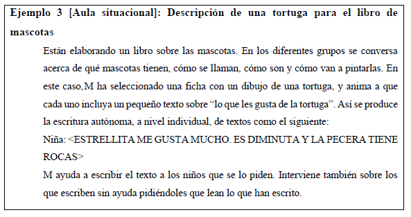 Ejemplo 3 – Aula situacional