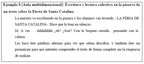 Ejemplo 8 – Aula multidimensional
