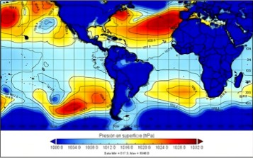 Clasificaci�n de situaciones sin�pticas en superficie para el Ecuador continental. Mapas de vectores de velocidad y direcci�n del viento en superficie del Ecuador para cada fecha, a las 13:00 h (Ecuador continental). Informaci�n obtenida de los rean�lisis ERA Interim (ECMWF). a) Advecci�n del NO en la Costa del Ecuador; b) Advecci�n del NE en el Oriente del Ecuador; c) Advecci�n del 0 en la costa del Ecuador; d) Advecci�n del E en el Oriente del Ecuador; e) Advecci�n del SO en la Costa del Ecuador; f) Advecci�n del SE en el Oriente del Ecuador; g) Advecci�n del N en el Oriente del Ecuador. Mapas elaborados por MSc Francisco Javier M�ndez Bravo.