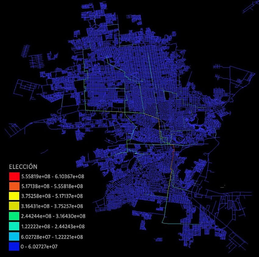 Sintaxis espacial elecci&oacute;n de la ciudad de Hermosillo, Sonora.